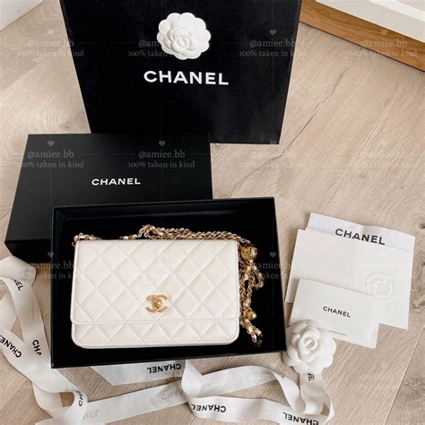 chanel wallet on a chain pearl crush|Chanel wallet.